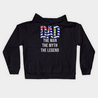 Biot Dad The Man The Myth The Legend - Gift for Biot Dad With Roots From Biot Kids Hoodie